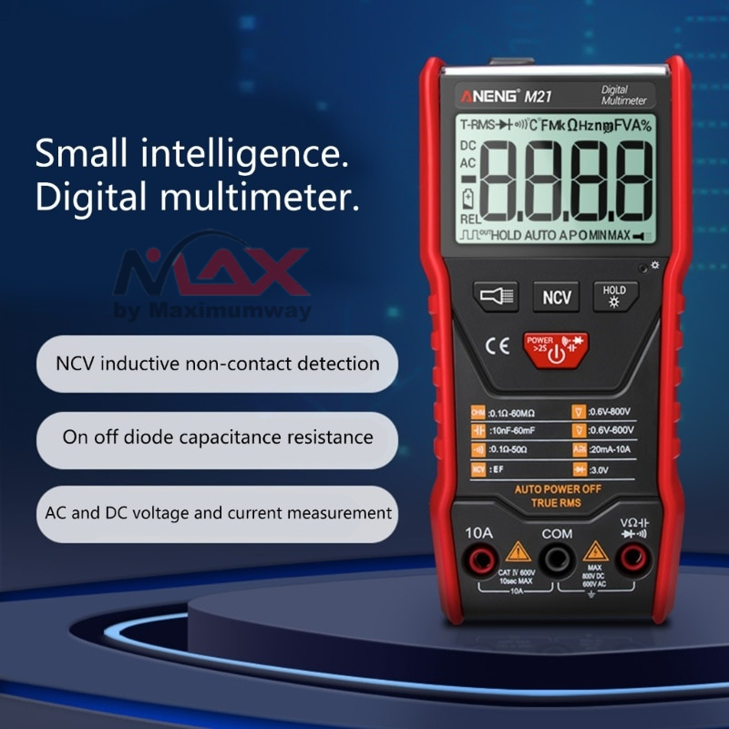 ANENG M21 Digital Multimeter dengan VNC detektor tegangan tanpa menyentuh Voltage Tester ANENG M21 D