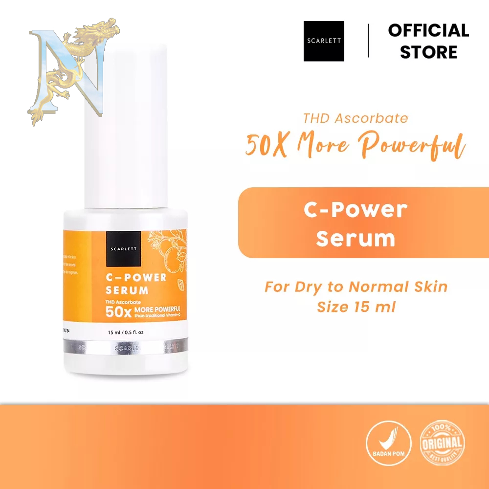 Scarlett Whitening C-Power Serum Vitamin C 50x