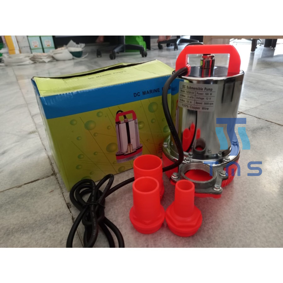 MAXPUMP TZQB-12V Pompa Celup Dc 12Volt Submersible Water Pump 180watt Kolam Ikan Air Celup Pompa Celup Termurah