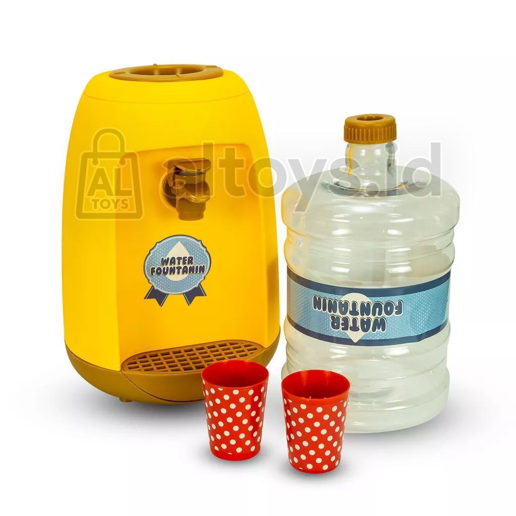 MAINAN MINUM SET GELAS GALON DISPENSER JUMBO / MAINAN ANAK PEREMPUAN GALON DISPENSER SET