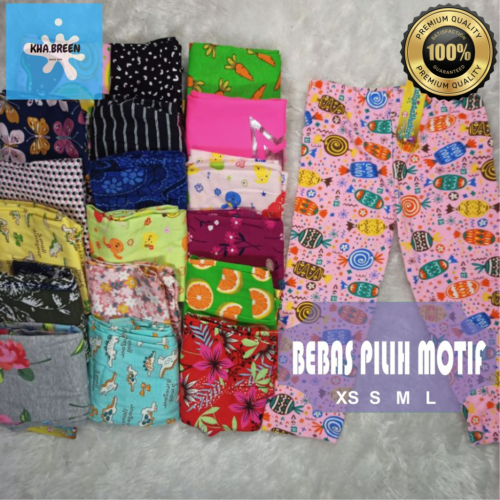 Celana Legging Anak Callysta Motif Ukuran XS S M L BISA PILIH MOTIF ATAU WARNA