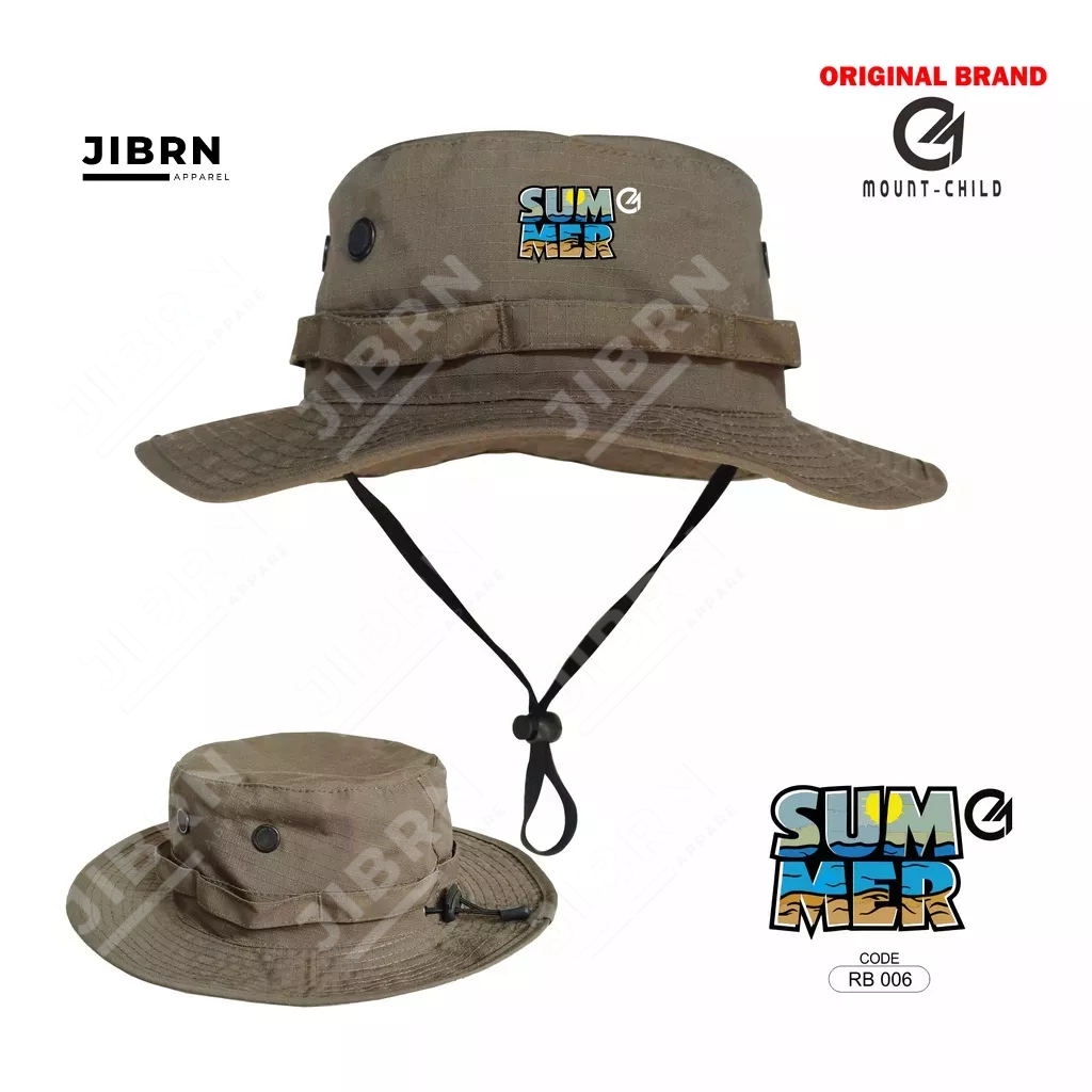 Mountchild Topi Rimba Dewasa Pantai Summer Premium Pria Wanita