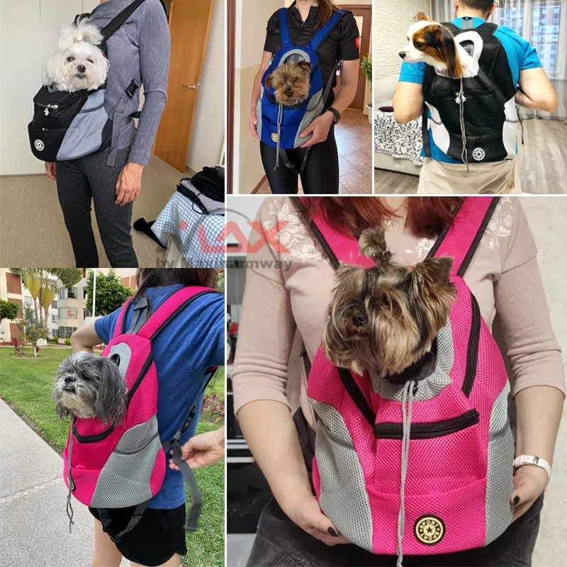 Tas Gendong Anjing kucing max 3kg jalan travel nyaman tidak panas ransel belakang depan traveling bisa untuk Kucing dewasa Anjing Hoopet Tas Ransel Backpack Hewan Anjing Kucing Pet Carrier Ransel Perjalanan Portabel Bahu Hewan Peliharaan Kucing Anjing