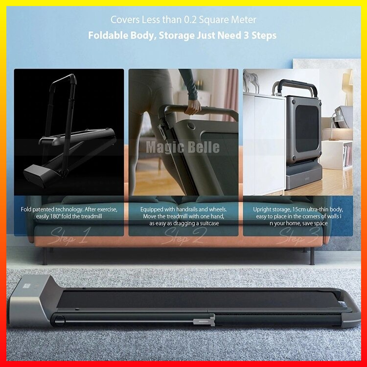 WalkingPad R1 Pro Mesin Treadmill Lipat Cerdas Professional Fitness Kingsmith TRR1F Pro (Global Version) - XOSE1KSV