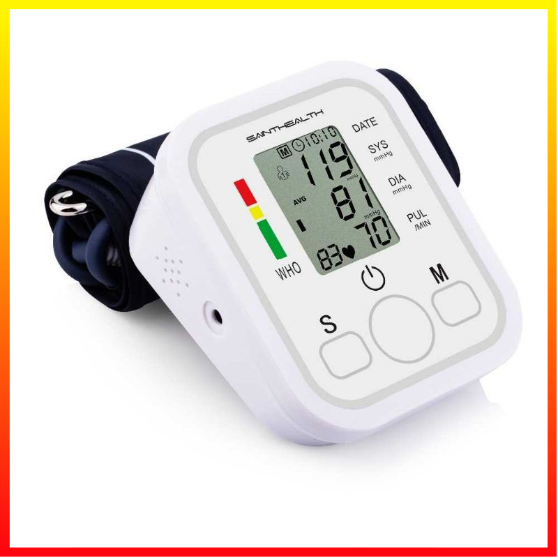 Pengukur Tekanan Darah Pergelangan Tangan Tensiometer Sphygmomanometers Monitor Digital TaffOmicron B869 - OMHRG7WH