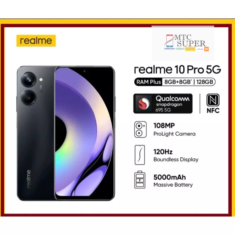 REALME 10 PRO 5G 8/128 | 8/256 GARANSI RESMI