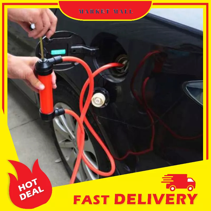 Pompa Tangan Transfer Oli Bensin Ban Mobil Motor Sepeda Bola Balon Oil Manual Pump NC01 5L/min Portable Siphon - 7RHZ3WRE
