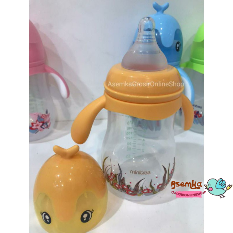 Botol susu dot wideneck / botol susu bayi jumbo besar lucu / botol susu unik / botol susu karakter