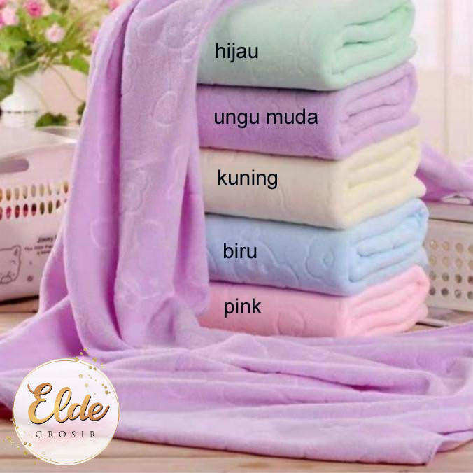 ELDE - Handuk Bayi Motif Beruang / Perlengkapan Mandi Bayi