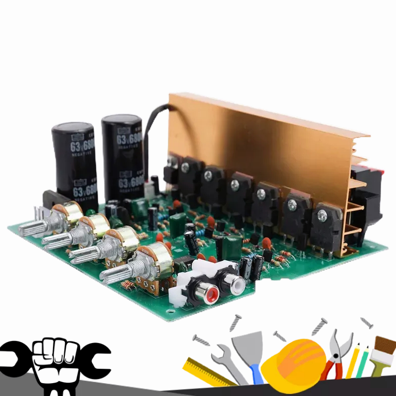 DX-2.1-3 Large Power Audio Amplifier Board Channel High Power Subwoofer Dual Home Theater AC18V-24V DIY Supplies