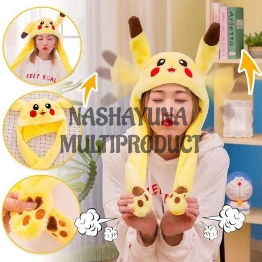 Promo Terbaru!!! Topi boneka bunny Hat cantik Karakter bunny dancing/Sesuai Stok