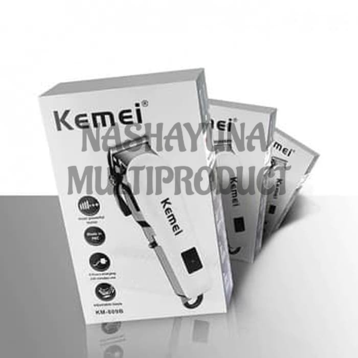 MESIN CUKUR KEMEI KM-809A/KM-809B ALAT CUKUR RAMBUT RECHARGEABLE