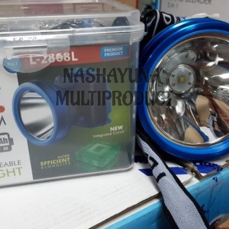 Senter Kepala / headlamp Murah Luby L-2868L Cahaya Super Terang Dan Berkualitas