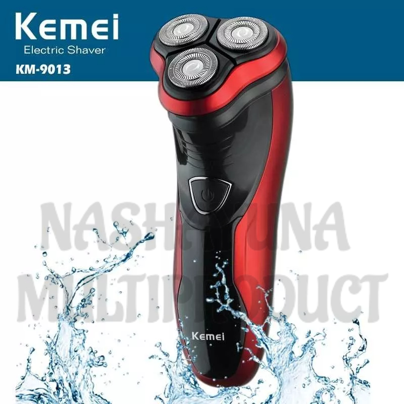 SHAVER KEMEI KM-9013 ORIGINAL RECHARGEABLE TRIPLE FLOATING BLADE