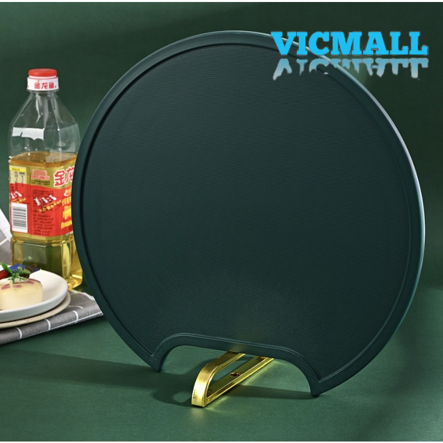 VICMALL - 2in1 Cutting Board / Talenan Bulat 2 in 1 dan Parutan Minimalis Bahan Plastik Anti Jamur Bakteri Bisa Berdiri