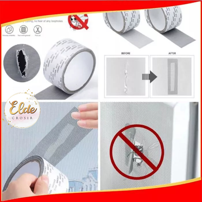 MGA - Lakban Tambalan Penutup Kawat Nyamuk Berlubang / Lakban Kawat Nyamuk Repair