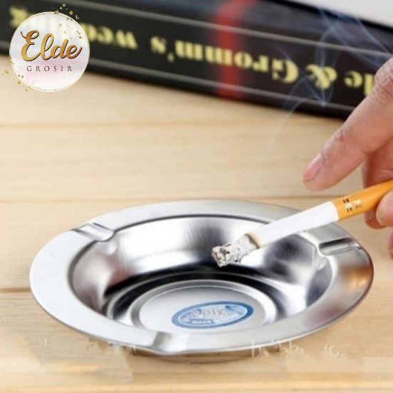 ELDE - ASBAK STAINLESS STEEL/TEMPAT ASHTRAY METAL