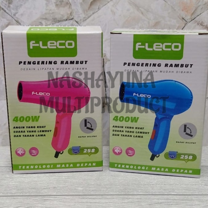 [BAYAR DI TEMPAT] HAIR DRYER/PENGERING RAMBUT MINI ORIGINAL FLECO F-258 ALAT PENGERING BISA DI LIPAT PRAKTIS DAN KUALITAS TERBAIK