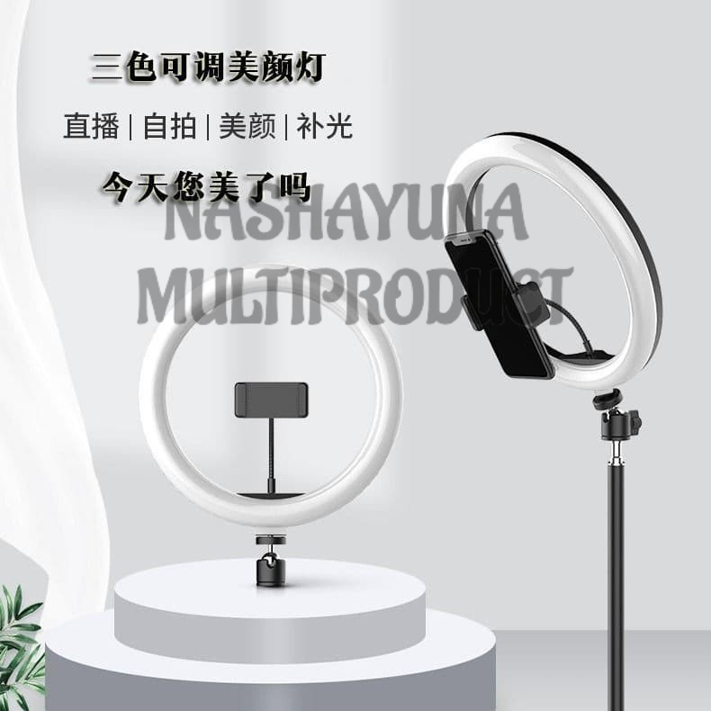 TRIPOD HP RINGLIGHT STAND - PAKET LENGKAP RING LIGHT 26CM TRIPOD 2M