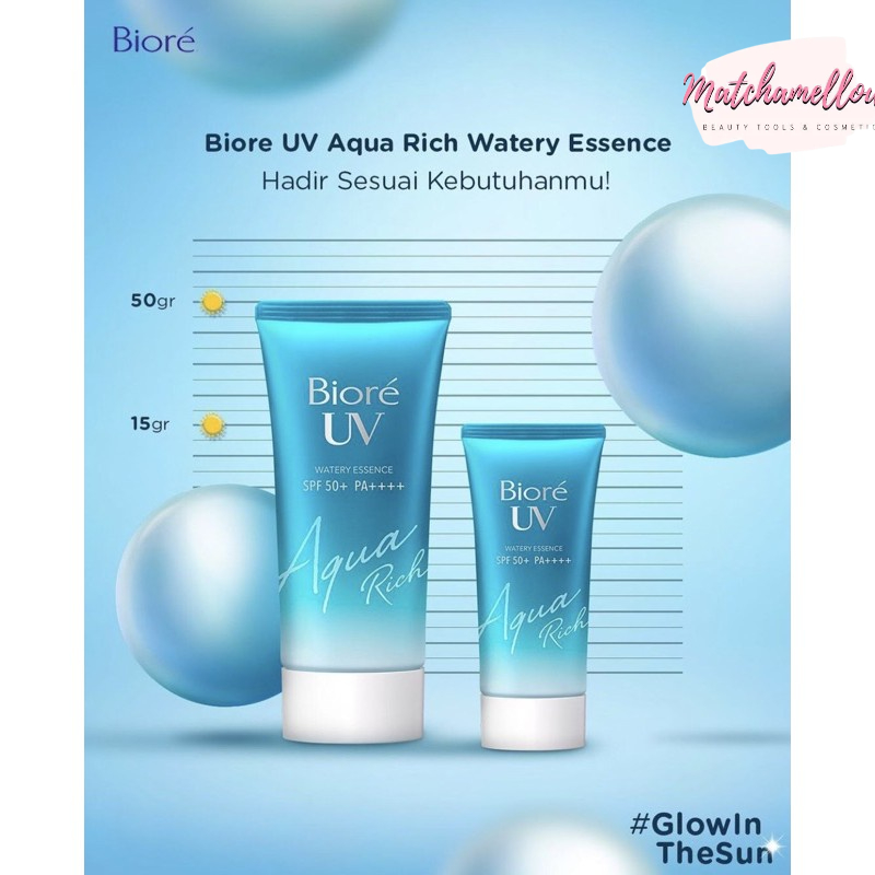 ❄️MATCHA❄️BIORE UV AQUA RICH WATERY ESSENCE | SPF 50 PA++++ SUNBLOCK - SUNSCREEN