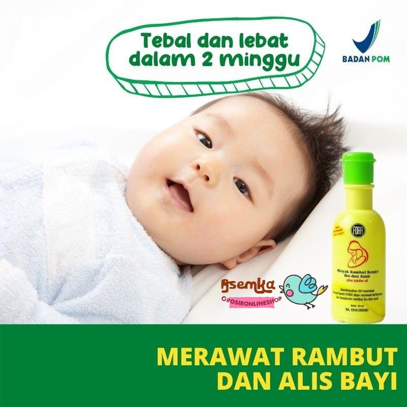 Minyak Kemiri Penumbuh Rambut Fora Jojoba Oil 65ml