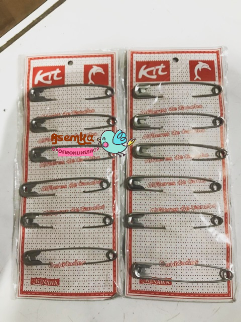 1pc Peniti Jumbo besar / peniti kasur / peniti bayi jumbo / peniti karakter boneka /peniti emas gold