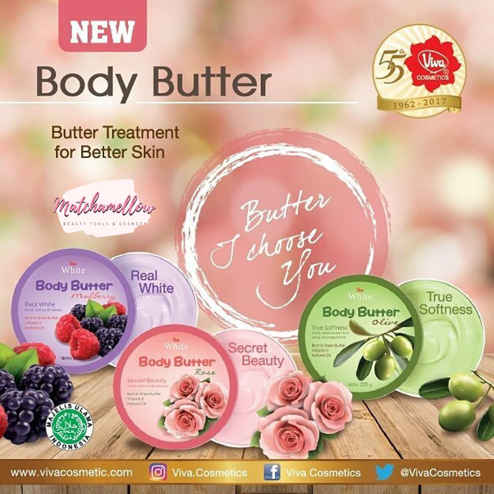 ❄️MATCHA❄️ VIVA WHITE BODY BUTTER 200G - BODY BUTTER ORIGINAL BY VIVA