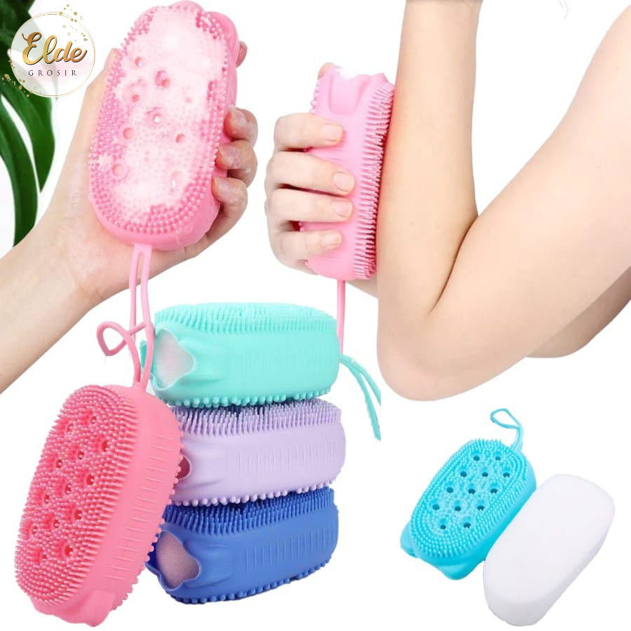 ELDE - Sponge Silicon Sabun Cair &amp; Batang