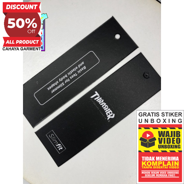 

THRASHER LABEL TAG HANGTAG SUPER PREMIUM CO 1X DI KIRIM 600PCS