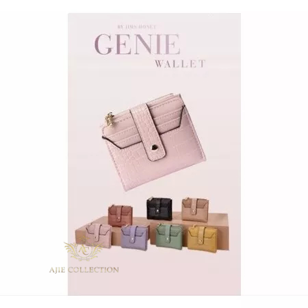 Dompet Lipat Genie Wallet / Dompet Koin / Dompet Wanita / Tas Wanita Kecil