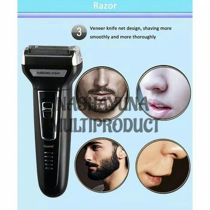 Alat Cukur Rambut Kumis Kemei KM-6558 Shaver hair trimmer clipper