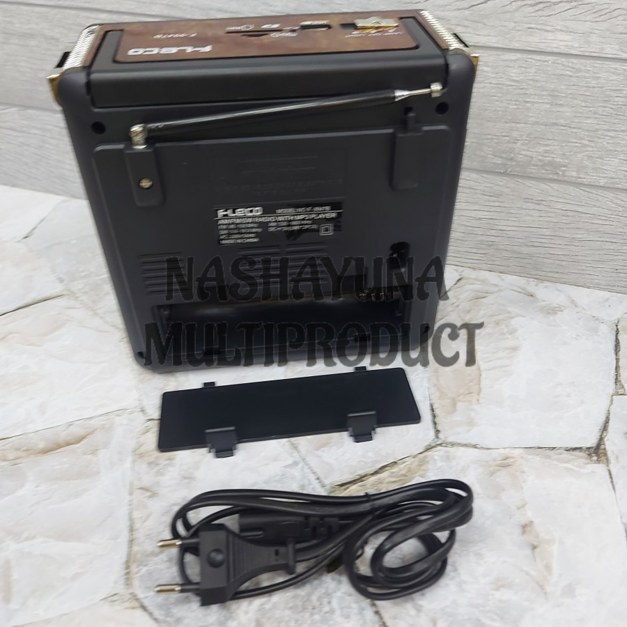 [BAYAR DITEMPAT] RADIO BLUETOOTH PORTABLE FLECO F-9947B RADIO MODEL KLASIK 3 BAND KUALITAS TERBAIK