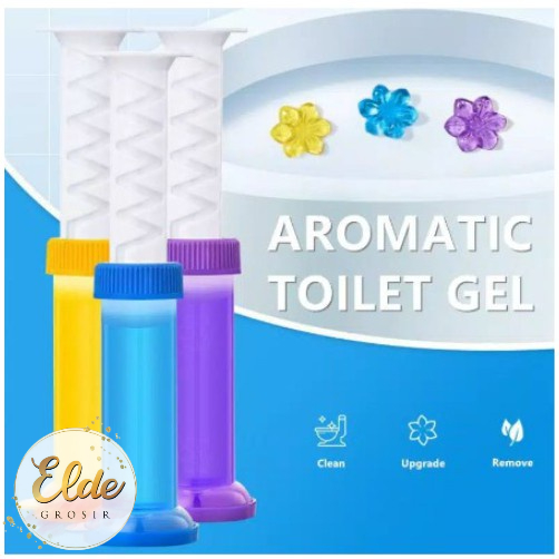 ELDE - Pengharum Ruangan Closet Toilet 12x Tembak/Pewangi Closet Gel