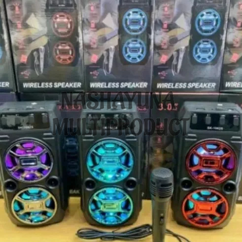 SPEAKER BLUETOOTH SK-1062S SPEAKER PORTABLE GRATIS MICROPHONE