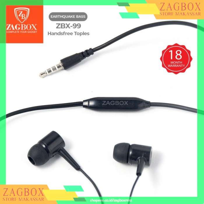Handsfree Headset ZAGBOX EarthQuake Bass (ZBX-99)