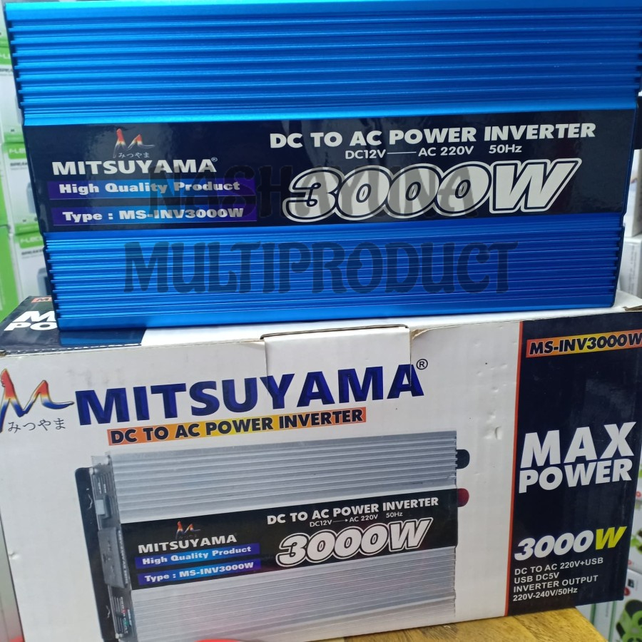 Power Inverter 3000Watt Mitsuyama MS-INV3000W DC to AC Berkualitas