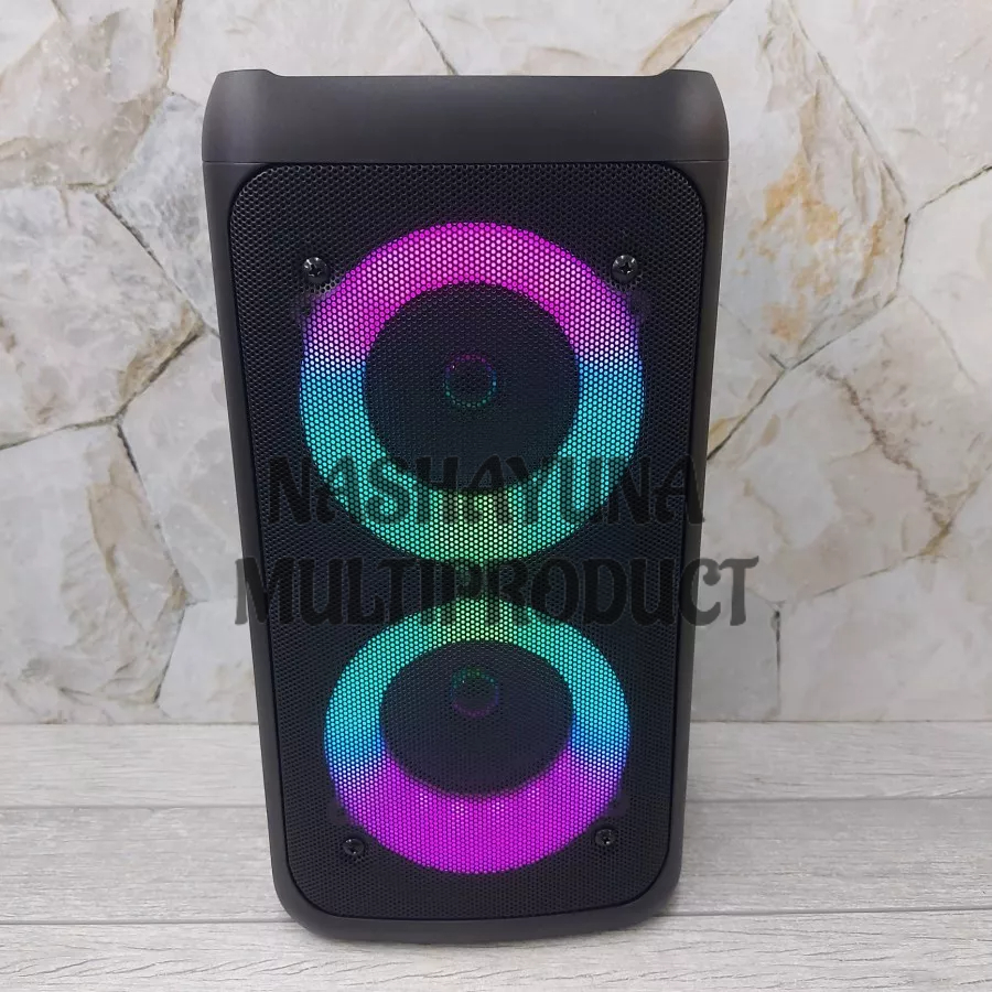 SPEAKER BLUETOTH PORTABLE FLECO F-416L SPEAKER TWS DOUBLE SPEAKER GRATIS MIC