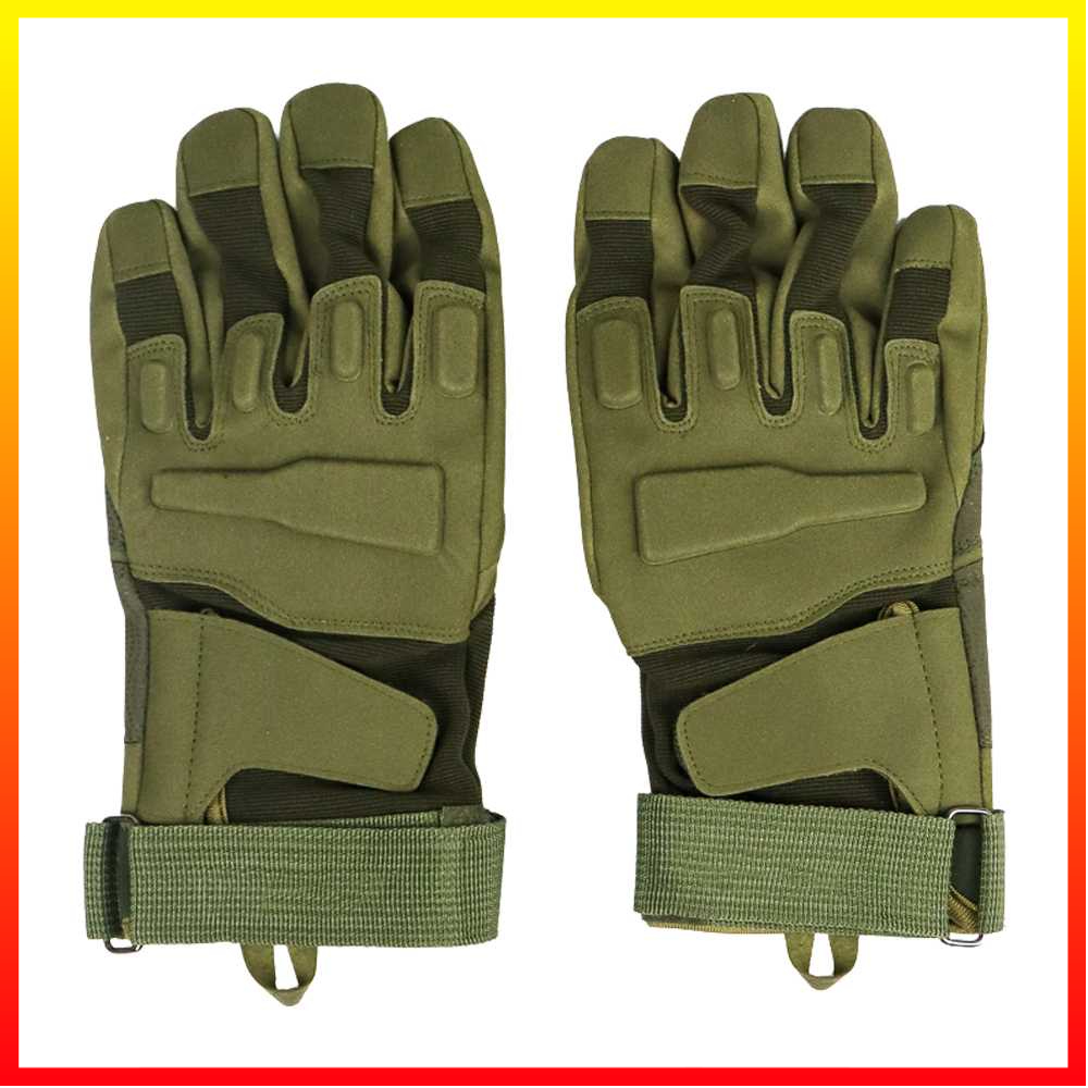 Sarung Tangan Protektor Anti Licin Perekat Velcro Paintball Tactical Protective Gloves HellStorm - OMSEBVBK