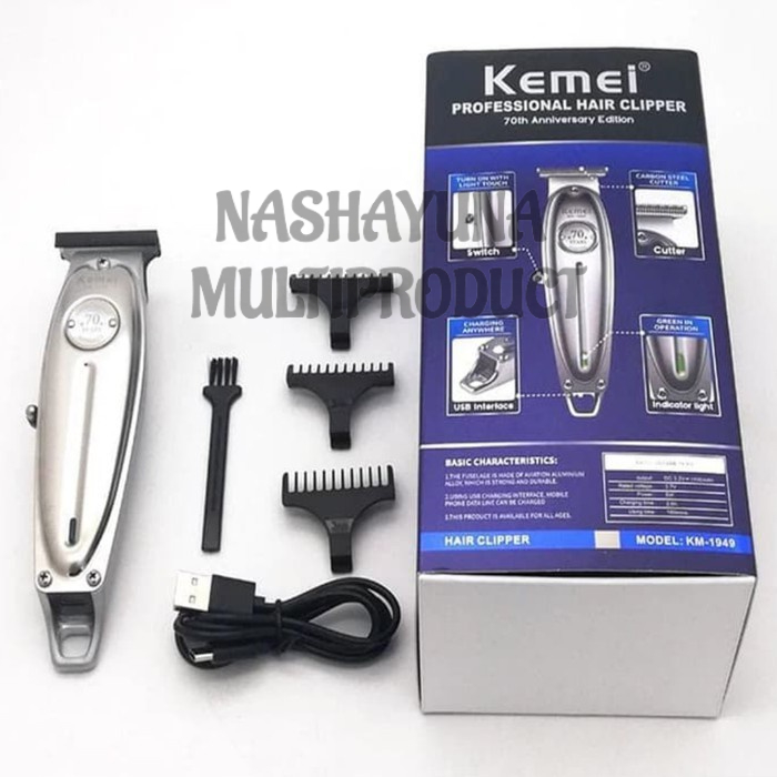 [PROMO COD] ALAT CUKUR RAMBUT PORTABLE KEMEI KM-1949 SPECIAL EDITION PROFESSIONAL HAIR CLIPPPER TRIMMER