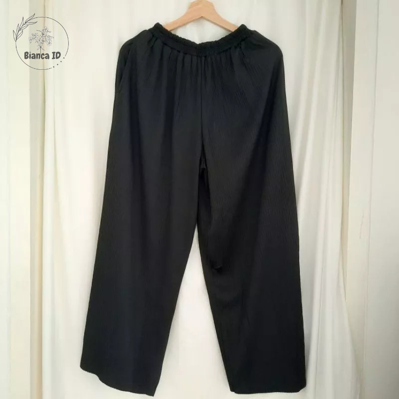 Alana Culotte Black by Rokgaliya | Celana Kulot Wanita Rokgaliya | Kulot Panjang Wanita