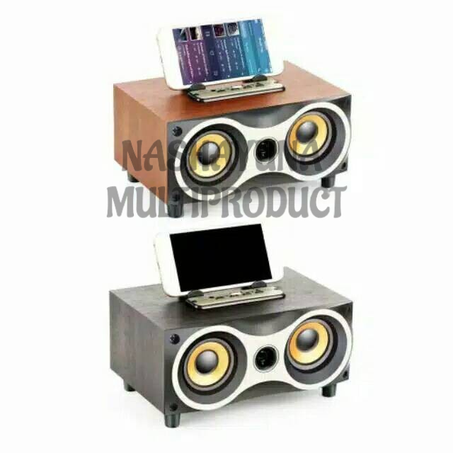 SPEAKER BLUETOOH MITSUYAMA MOTIF KAYU