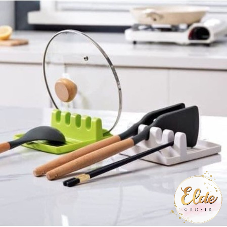 ELDE - Tatakan Spatula Rack Perlengkapan Alat Dapur