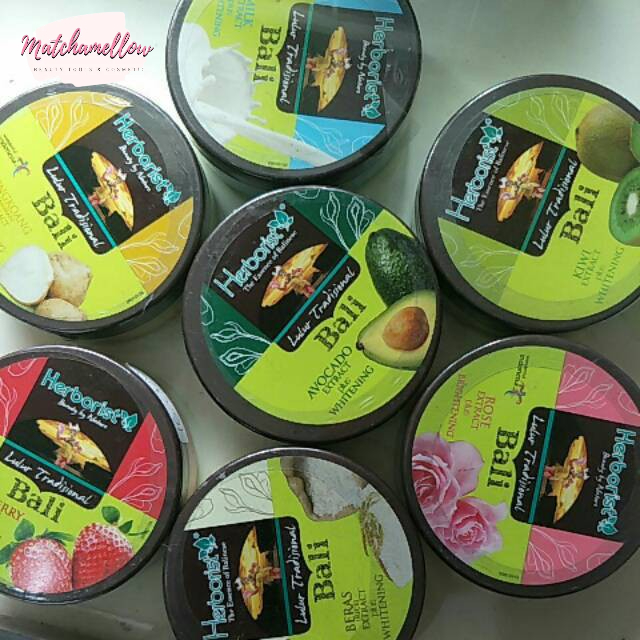 ❄️MATCHA❄️ HERBORIST LULUR TRADISIONAL BALI 100G HALAL BPOM