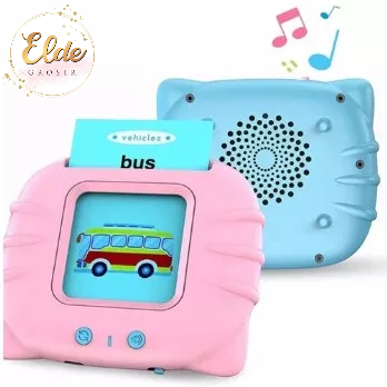 ELDE - Card Early Education Bilingual Device / edukasi card / Mainan Flash card bersuara Alat Bantu pengenalan kosakata Bahasa inggris Flash