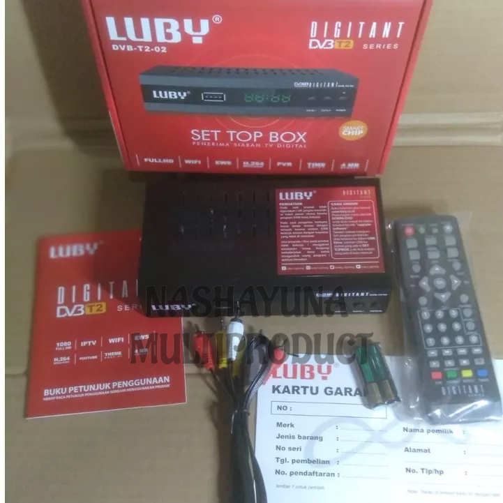 PROMO11.11 SET TOP BOX DVB-T2 RECEIVER TV DIGITAL MITSUYAMA MS-DVB01