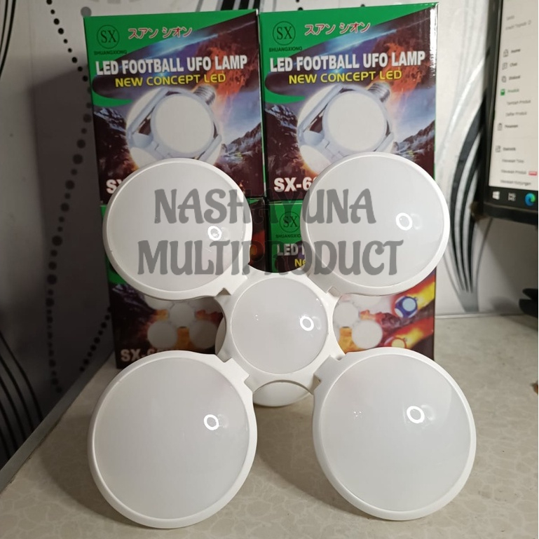 LAMPU BOHLAM SHUANGXIONG SX-60W/LAMPU DRAGON BALL 60 WATT/LAMPU BENTUK UFO