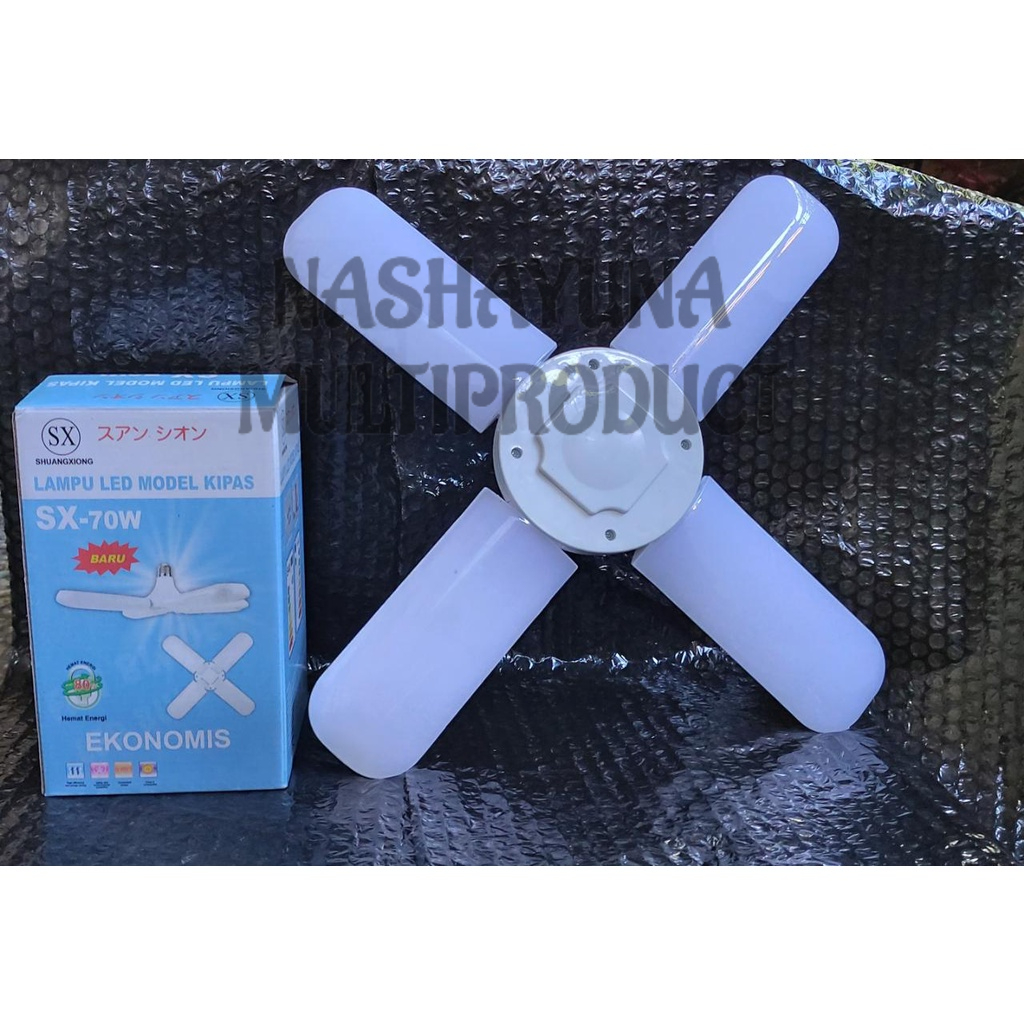 Lampu LED model Kipas UFO DAYA SX-5OW Dan SX-70W Hemat Energi Dan Super Terang