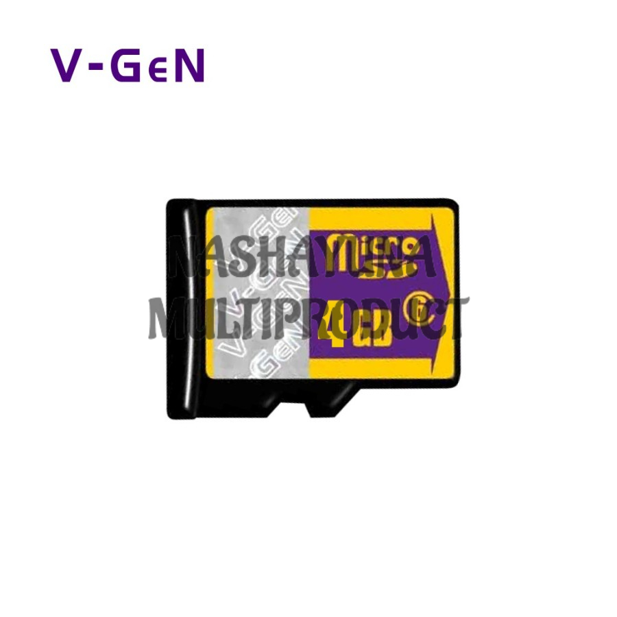 Promo!!! Micro SD Memory Card V-GEN 4 / 8 / 32 / 46 GB Turbo Series Speed Up To 100MB/s Class 6 Micro SD V-GEN Original