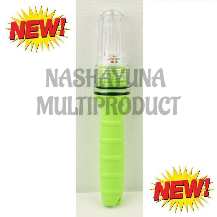 LAMPU TORPEDO 1 &amp; 2WARNA LAMPU NELAYAN MODEL NEW ,PAKAI BATERAI AA - Hijau