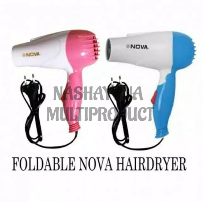 [PROMO] HAIR DRYER LIPAT NOVA N-1290 1000 W FOLDABLE PRAKTIS DIGUNAKAN